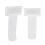 Clip per schede in plastica trasparente 7,4  3,9 cm - 10 pezzi 15
