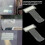 Clip per schede in plastica trasparente 7,4  3,9 cm - 10 pezzi 11