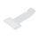 Clip per schede in plastica trasparente 7,4  3,9 cm - 10 pezzi 12