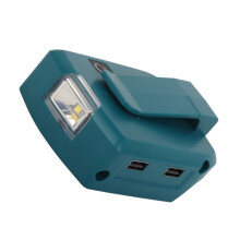 Adattatore LED con due porte USB 105x75x50 mm Bianco 4,2 A