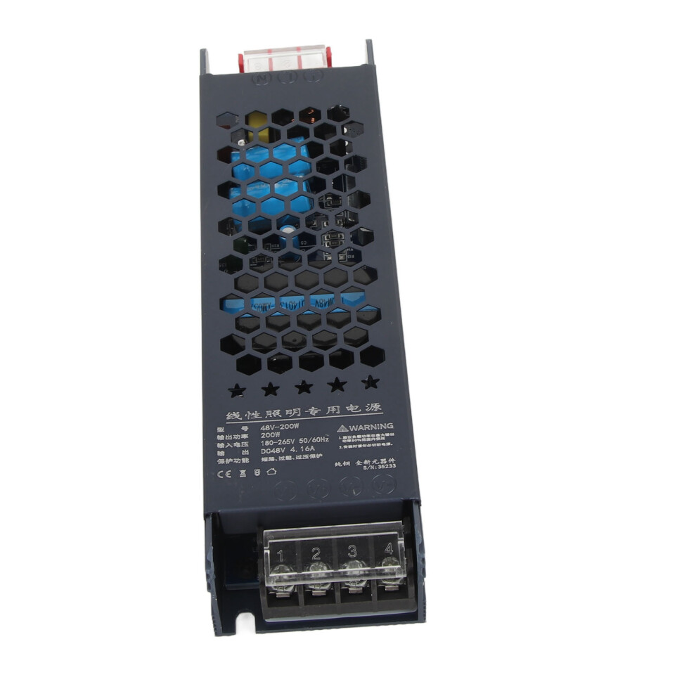 Led Switching Power Supply Driver Magnetic Light Transformer Black Long Strip 48V Ac180â250V 4601321887491