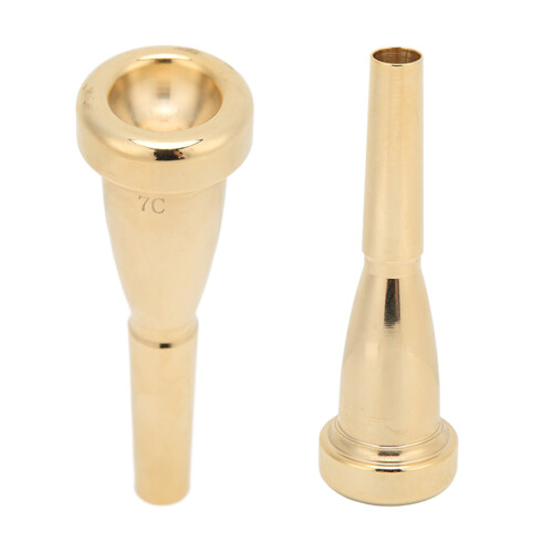 Bocchino per tromba 3C, rame dorato, 8,7  2,7  1 cm 2