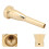 Bocchino per tromba 3C, rame dorato, 8,7  2,7  1 cm 8