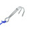 Drift Hook Double Dual 316 acero inoxidable azul 8