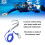 Drift Hook Double Dual 316 acero inoxidable azul 12