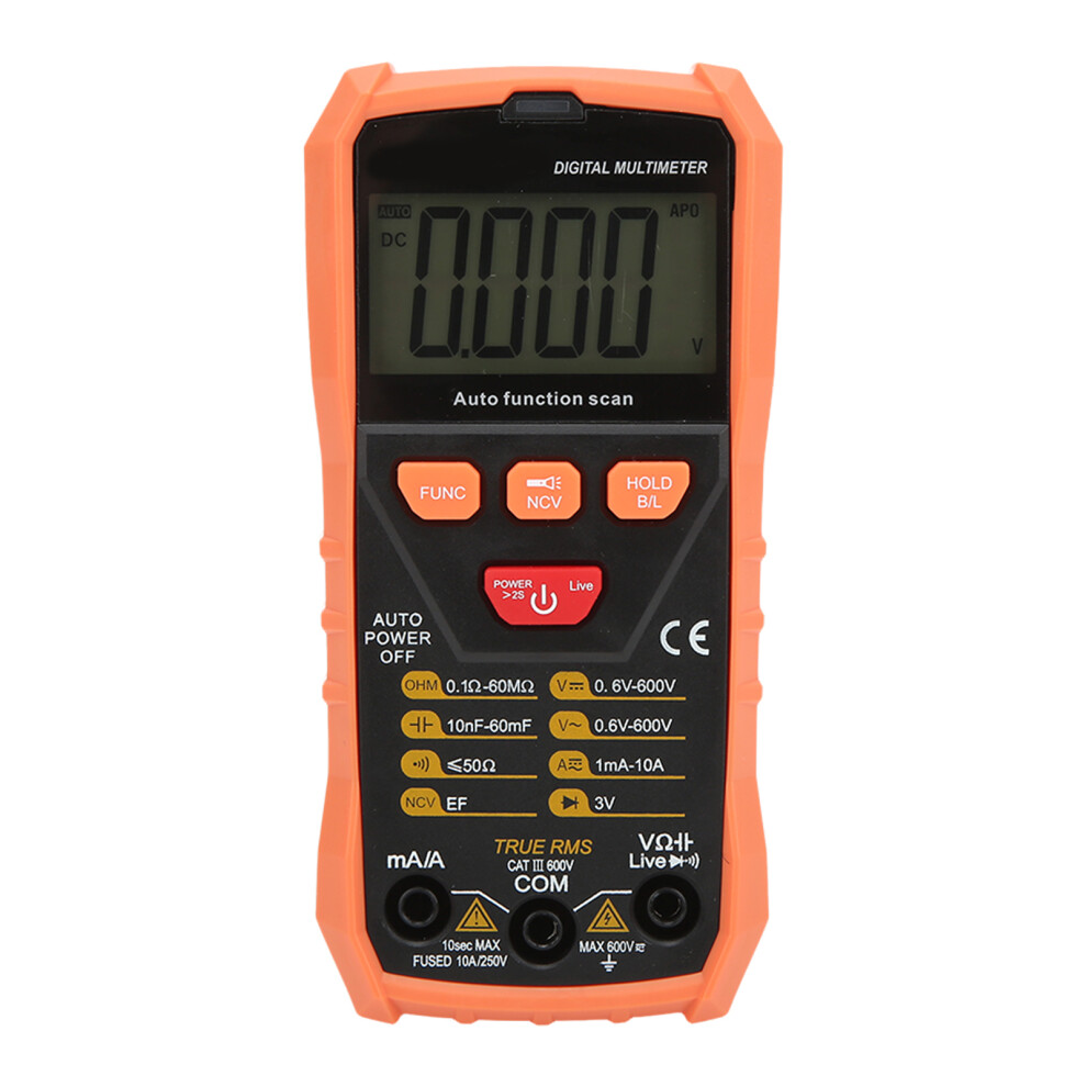 85D Intelligent Digital Multimeter High Accuracy Voltage Current Tester Resistance Capacitance Meter 4231321887339