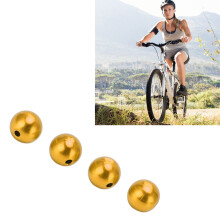 Capuchon d'extrémité sphérique en aluminium doré pour câble de vélo 7g VTT/Route