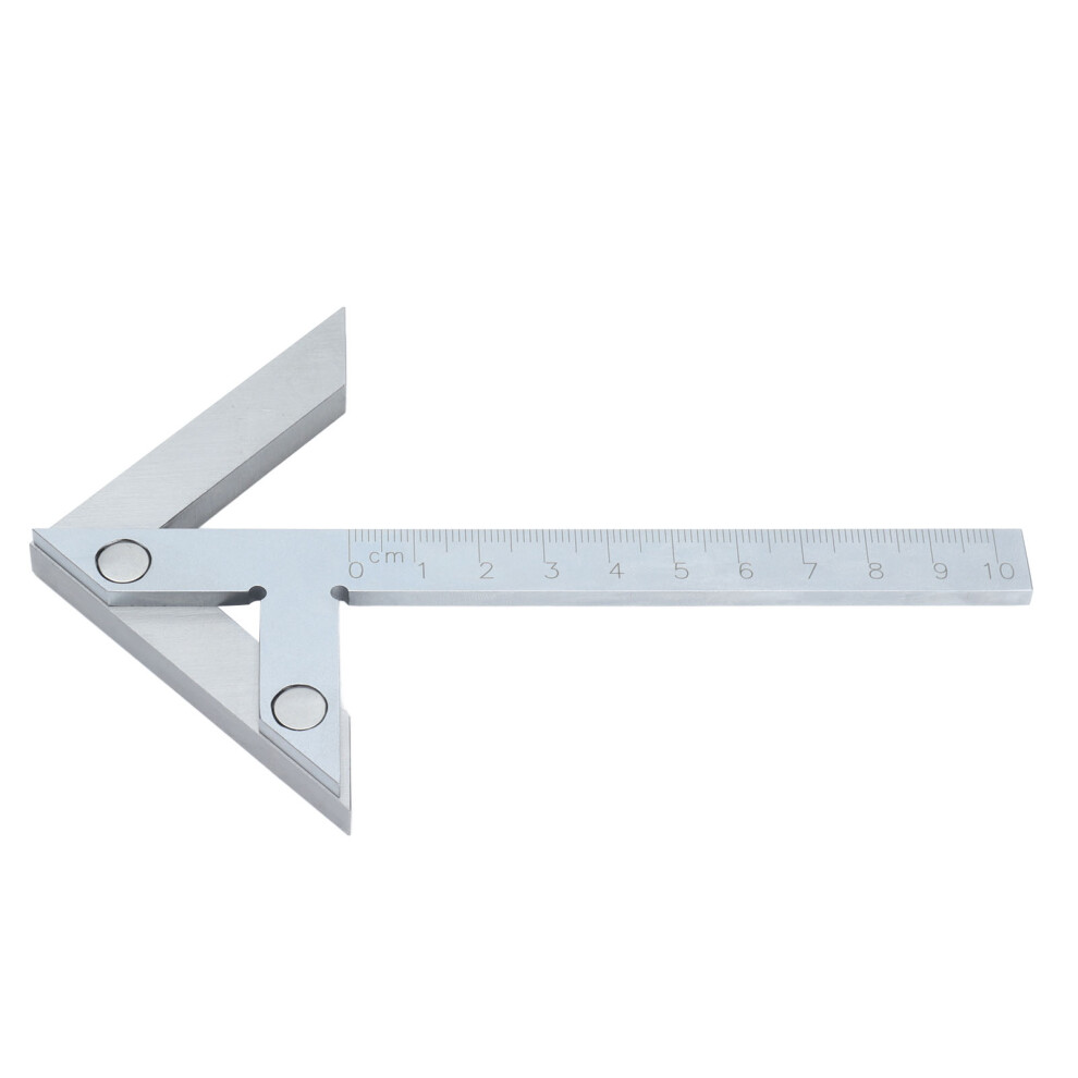 Center Gauge 100X70mm Stainless Steel Line Ruler Measuring Scribing Tool For Woodworking 4901321889748