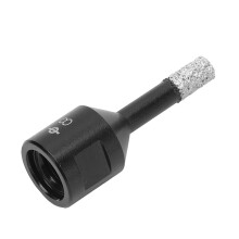 Scie-cloche diamantée pour marbre 8mm x 60mm M14 noire