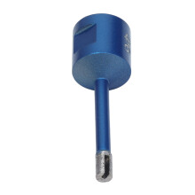 Apri-fori diamantato - 68 mm, M14, mandrino da 6 mm, Blu