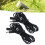 2 pezzi cavo di prolunga solare 5,52,1 mm DC12-24V 2,9 m 16