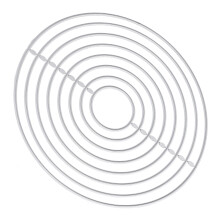 Metal Die Cutting DIY Interesting Round Shape Attractive Decorative Lightweight Durable Handicraft Accessories
