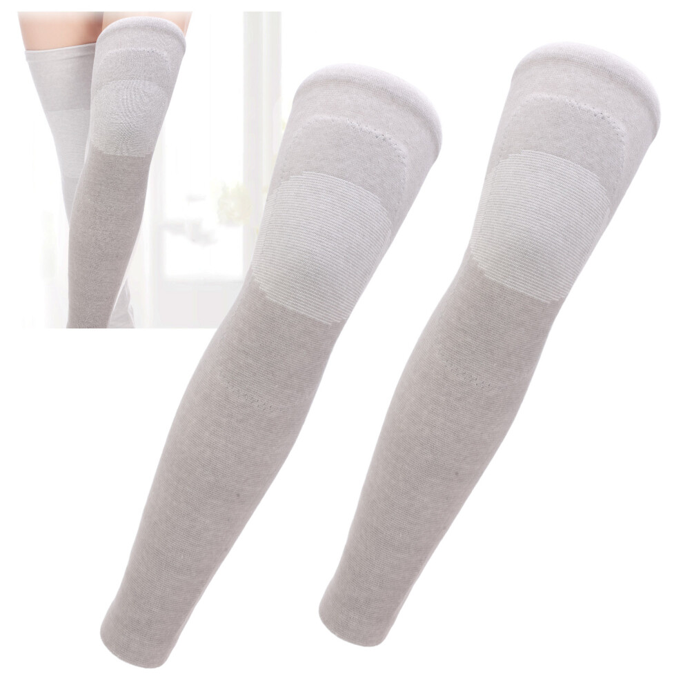 1Pair Winter Knee Warmers Thermal Thicken Knee Sleeve Pad Brace for Women Men JointL