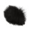 Paravento in pelliccia nero per microfono lavalier, 0,5 cm / 0,2 in 14