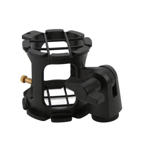 Support anti-choc en plastique pour microphone pour diffusion en direct, 10 cm 2
