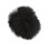 Paravento in pelliccia nero per microfono lavalier, 0,5 cm / 0,2 in 4