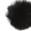 Paravento in pelliccia nero per microfono lavalier, 0,5 cm / 0,2 in 5