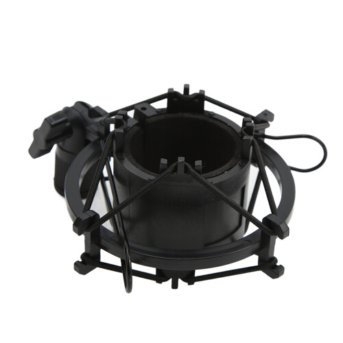 Supporto antivibrazione in plastica per microfono, clip da 47-57 mm, per lo streaming 2