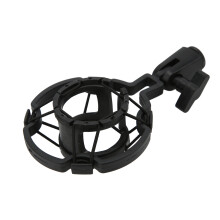 Shock mount per microfono in plastica regolabile, staffa da 6,5 pollici