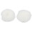 Filtro antivento in pelliccia per microfono lavalier - Muff antivento per microfono 0,5 cm bianco 11