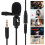 Micrófono lavalier cardioide - Clip-On, cable de extensión de 4 m, 80 g 9