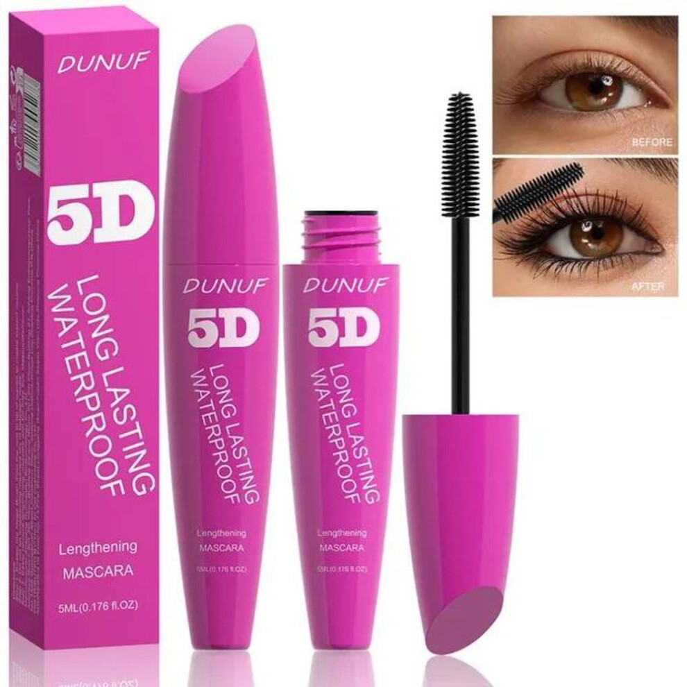 5d Eyelashes Lengthening Mascara Silky Lash Black Eyelashes Extension Waterproof Long Lasting Make Up Beauty Eye Korean Cosmetic