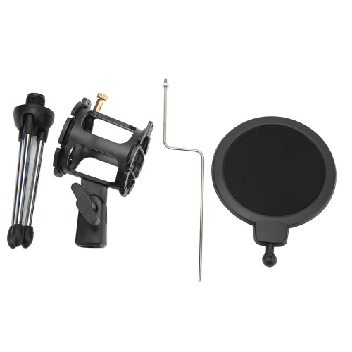 Kit di supporto pieghevole per filtro anti-pop del microfono, 8 cm / 9,8 cm 1