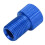 Adattatore Presta-Schrader blu, set da 2 pezzi, 15x9.5mm 4