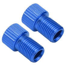 2 piezas Convertidores de Presta a Schrader 15x9,5 mm Azul 4g