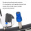 Adattatore Presta-Schrader blu, set da 2 pezzi, 15x9.5mm 12
