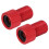 Rosso 2 pezzi Adattatore da Presta a Schrader 15x9,5 mm 14