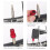 Rosso 2 pezzi Adattatore da Presta a Schrader 15x9,5 mm 11