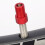 Rosso 2 pezzi Adattatore da Presta a Schrader 15x9,5 mm 12