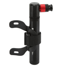 Mini pompe à vélo manuelle 0-8,3 bar noir 12,8 cm