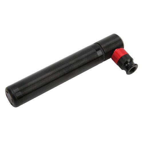 Mini pompe à vélo manuelle 0-8,3 bar noir 12,8 cm 2
