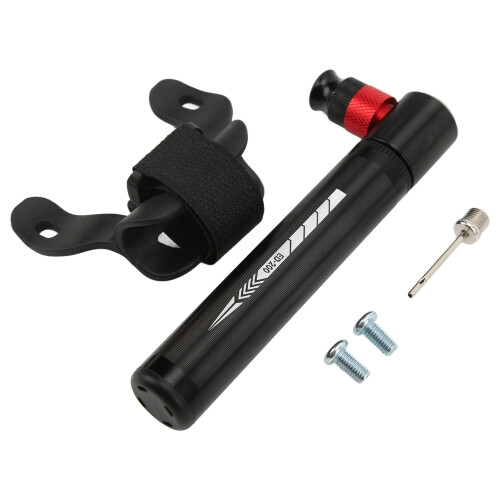 Mini pompe à vélo manuelle 0-8,3 bar noir 12,8 cm 1