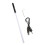 Mini espada de luz LED 776mm negro 1200mAh 7-Color 2