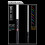 Mini espada de luz LED 776mm negro 1200mAh 7-Color 13