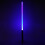 Mini espada de luz LED 776mm negro 1200mAh 7-Color 6