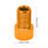 2 pezzi Adattatore Presta-Schrader 15x9,5 mm Giallo dorato 3