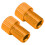 2 pezzi Adattatore Presta-Schrader 15x9,5 mm Giallo dorato 15