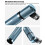 Mini pompe à vélo couleur titane, 12,8 cm, 0-120 psi 8