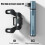 Mini pompe à vélo couleur titane, 12,8 cm, 0-120 psi 13