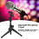 Microphone Stand Desktop Tripod Mini Portable Table Stand Adjustable Mic Stand Mic Clip Holder 11