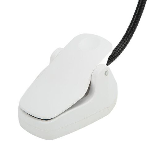 Luz de atril LED, blanca, 3x AA, doblable 2