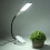 Luz de atril LED, blanca, 3x AA, doblable 10