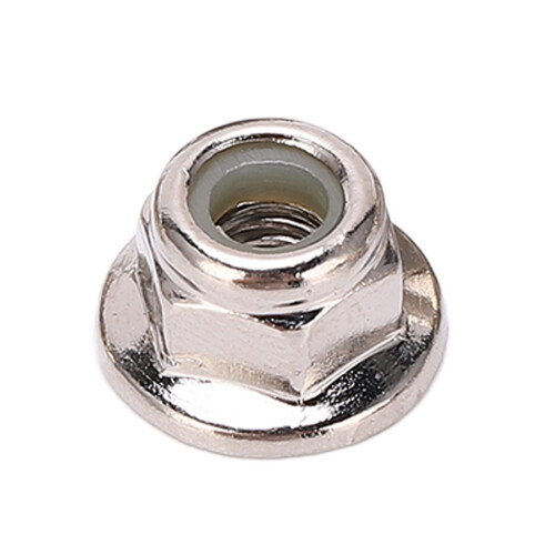 8 pièces d'écrous de roue anti-vol à bride M4 argentés 9mm/6mm/4mm 2
