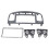 Pannello frontale in ABS da 2DIN per Accent 2009-2012 10
