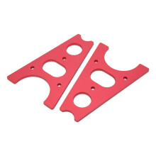 Support de levage pour voiture RC en alliage d'aluminium 1/8 et 1/10 rouge 107 g