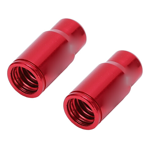 1 par de tapas de válvula Presta de aleación de aluminio rojas de 3 g 2